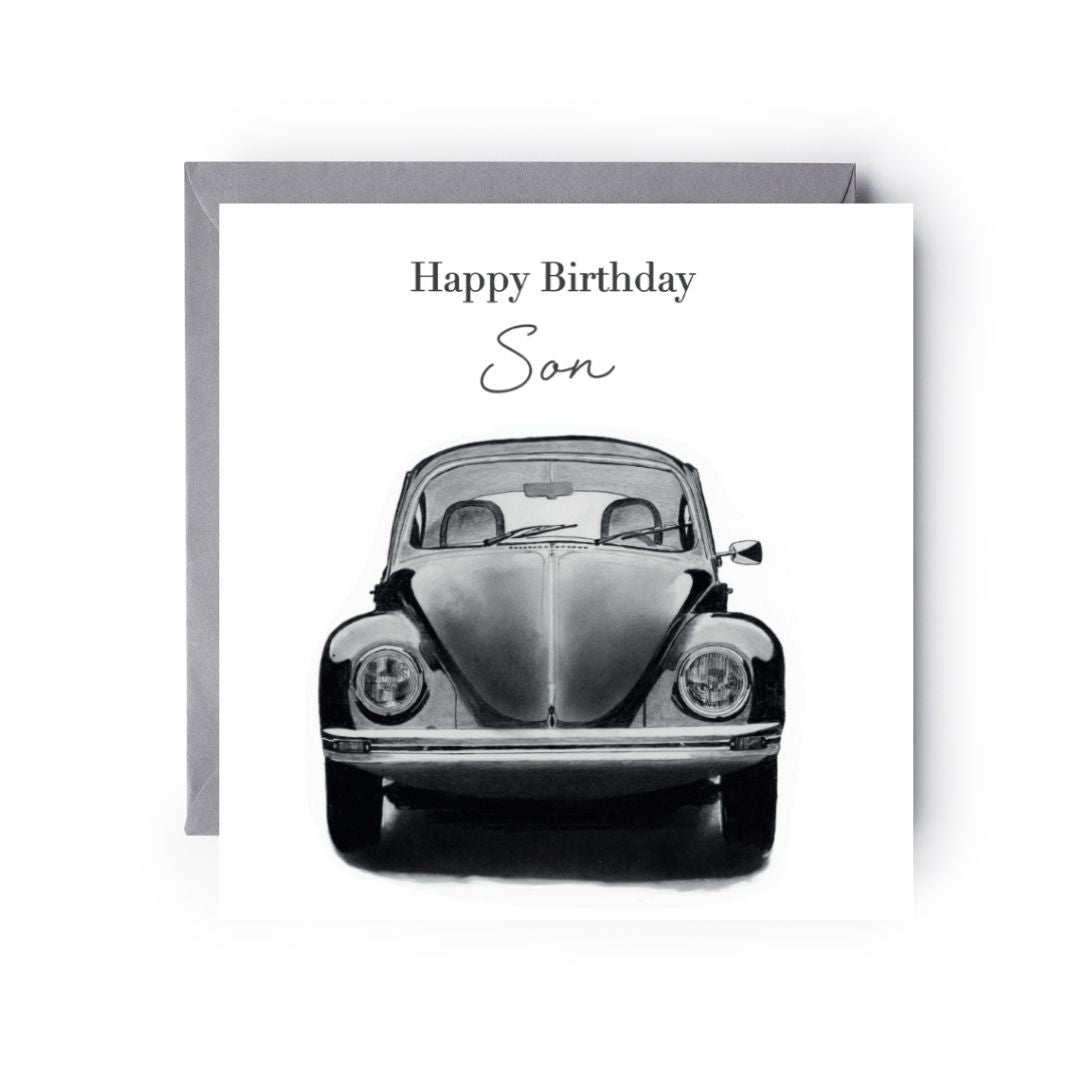 Happy Birthday Son Birthday Beetle Card