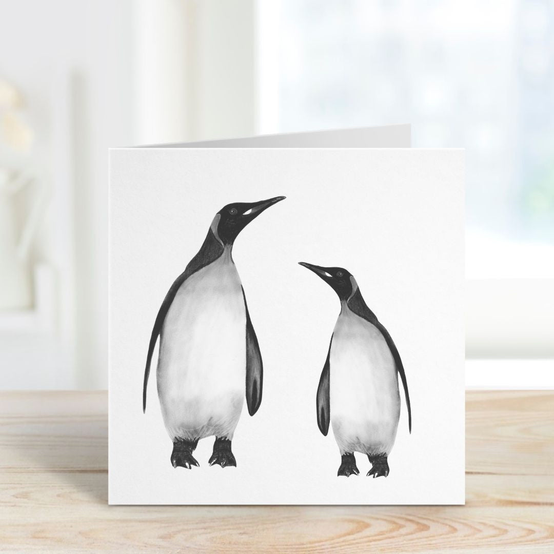 A Penguin Greetings Card from Libra Fine Arts