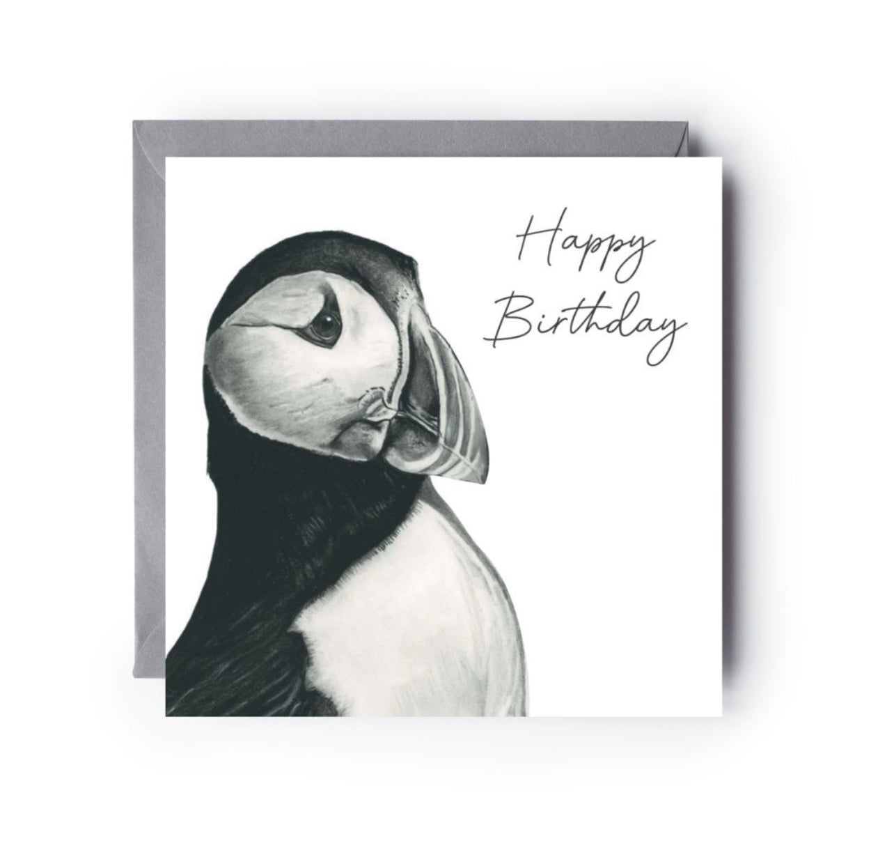 Happy Birthday Puffin Card