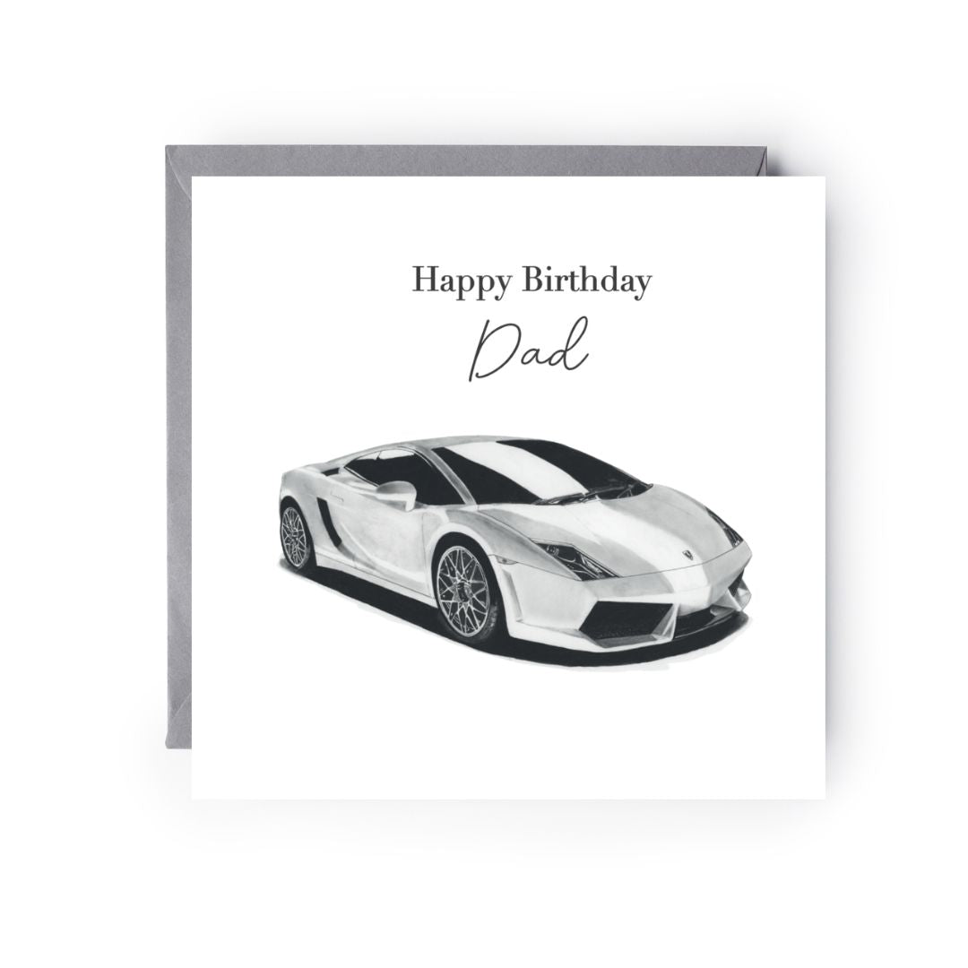 Dad’s Birthday Italian Sports Birthday Card