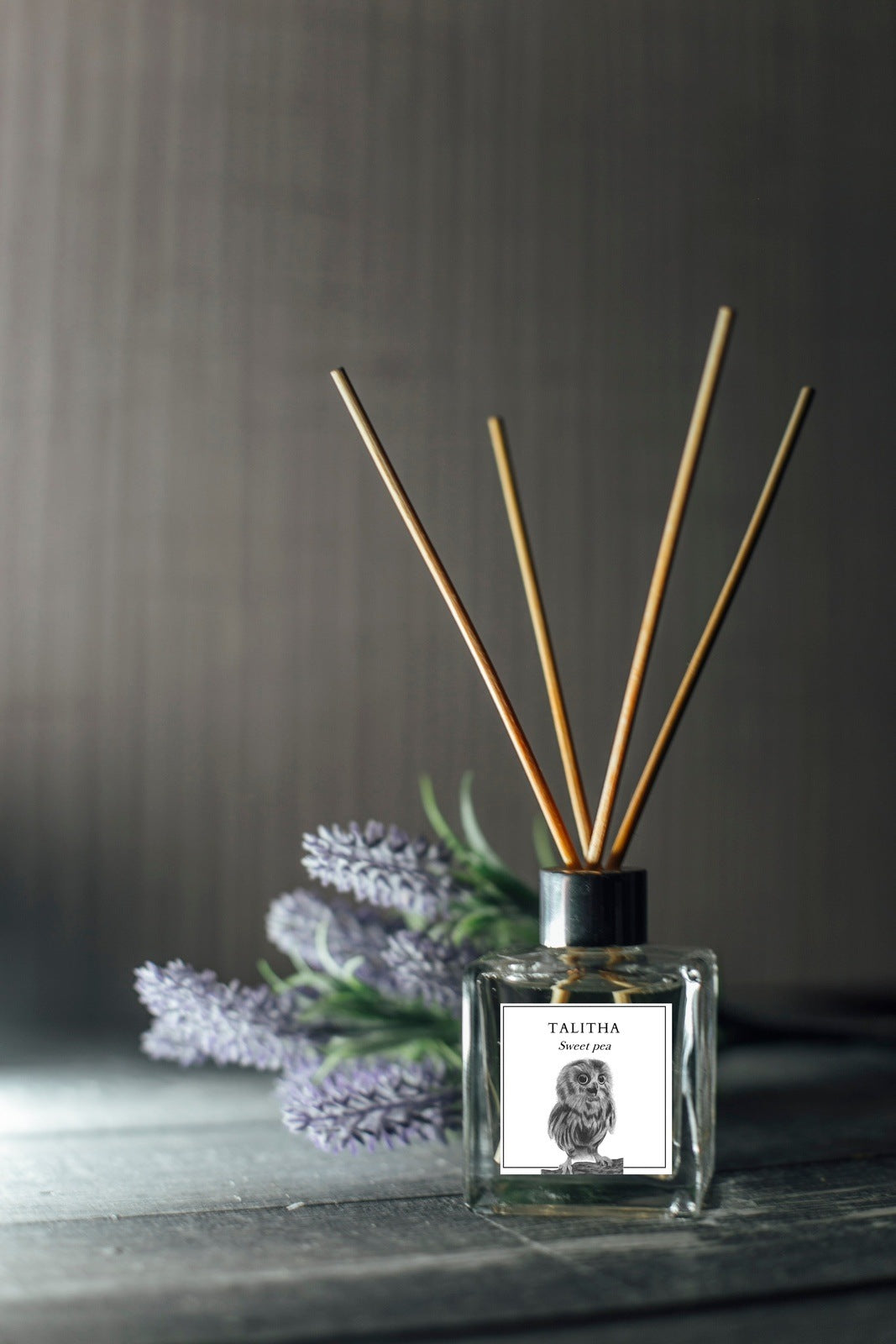 Owl Sweet Pea Natural Reed Diffuser From Libra Fine Arts 