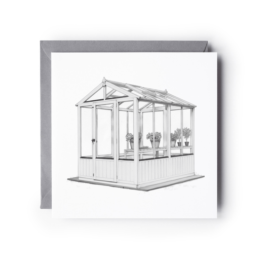 Greenhouse Gardening Hobbies Greeting Card
