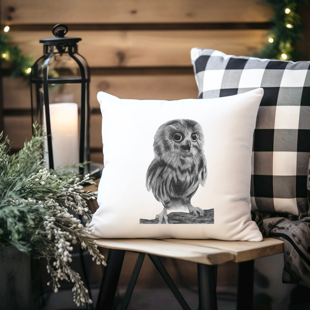 Owl cushion from Libra fine arts 