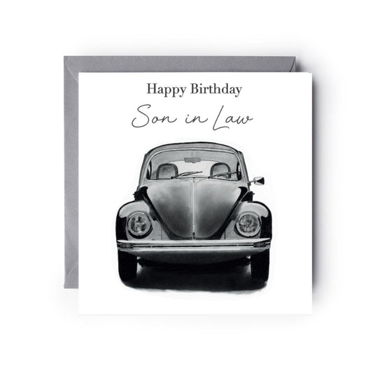 Happy Birthday Son in Law Birthday Beetle Greeting Card