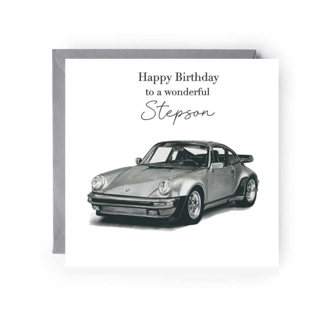 Happy Birthday To A wonderful Stepson Card