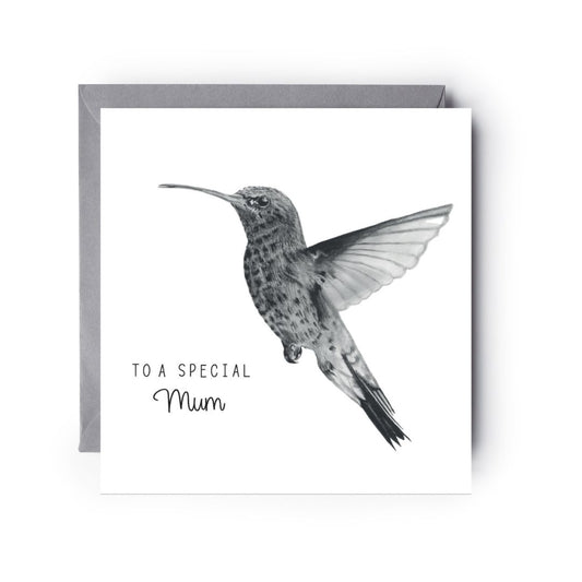 To A Special Mum Hummingbird Card