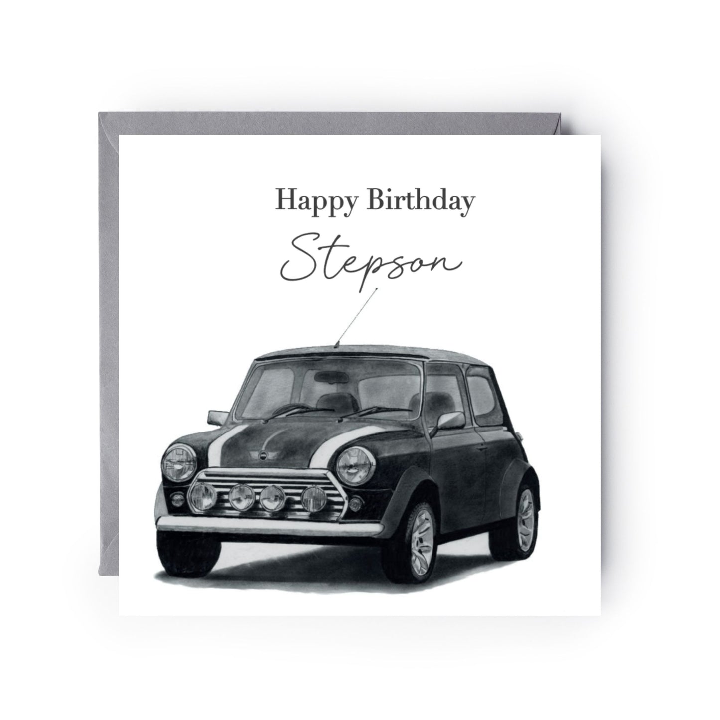 Happy Birthday Stepson Mini Card