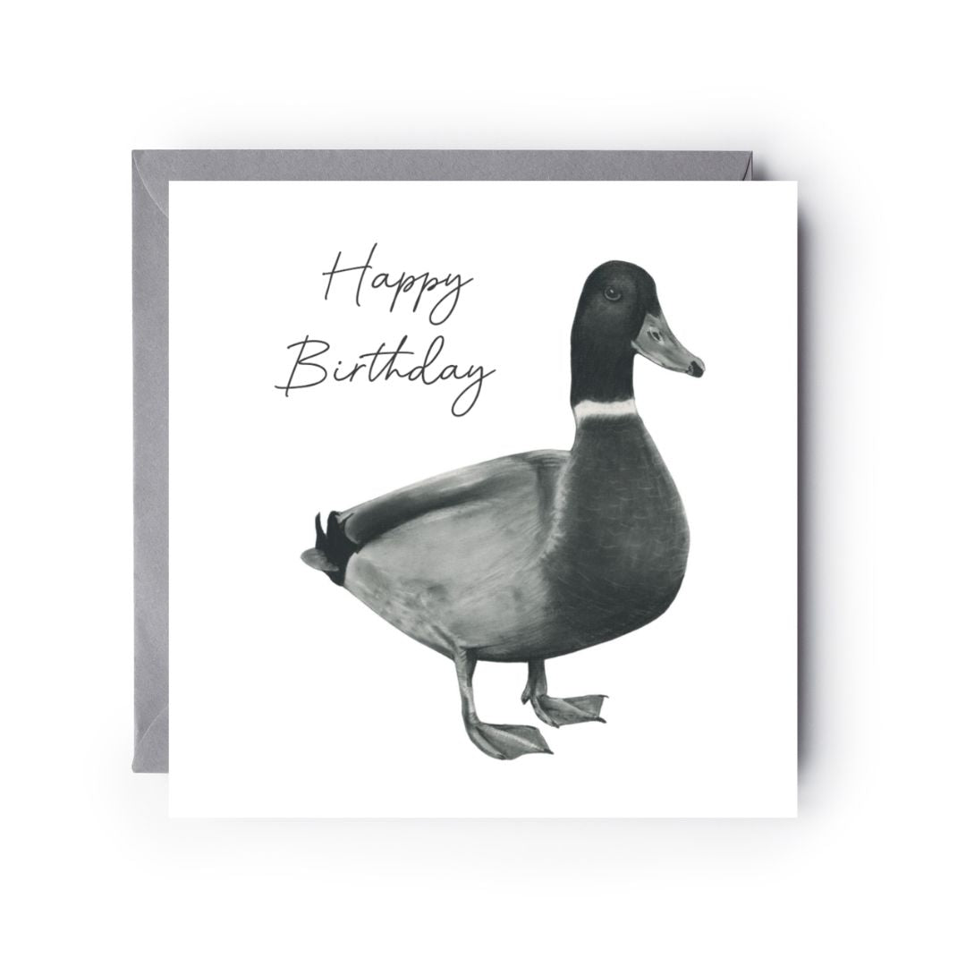 Happy Birthday Duck card