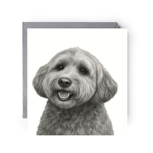 Nunki the Cockerpoo Dog Greeting Card