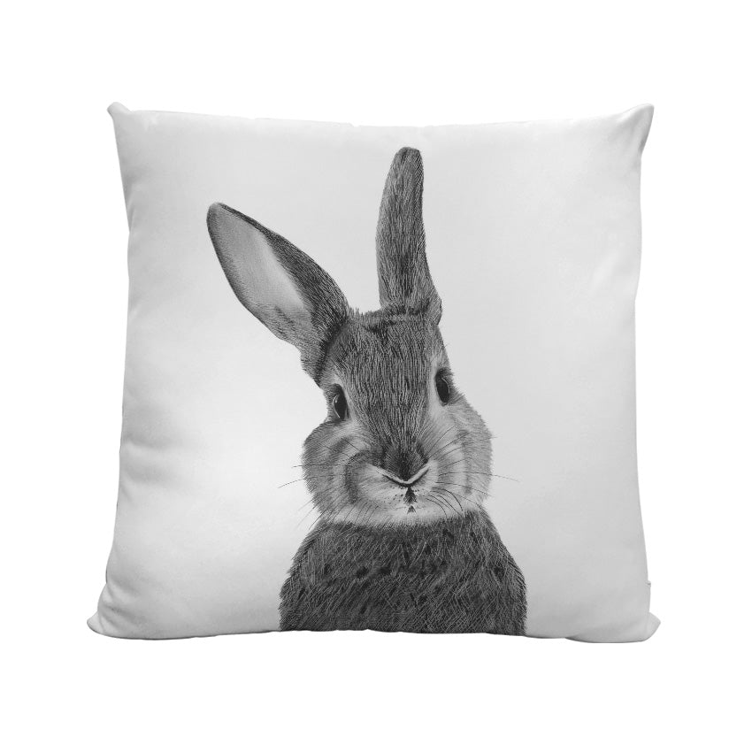 Faux Suede Bunny Cushion Bunny Cushion Faux Suede Hare Cushion | Bunny Pillow | Cute Bunny Bedding | Bunny Handmade Sofa Cushion | Cute Animal Decor