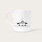Celebrate the legacy of the Concorde with this exquisite bone china mug. Featuring a striking illustration of the legendary supersonic jet, this mug offers both style and functionality, making it a perfect gift for aviation lovers or a unique addition to your own collection