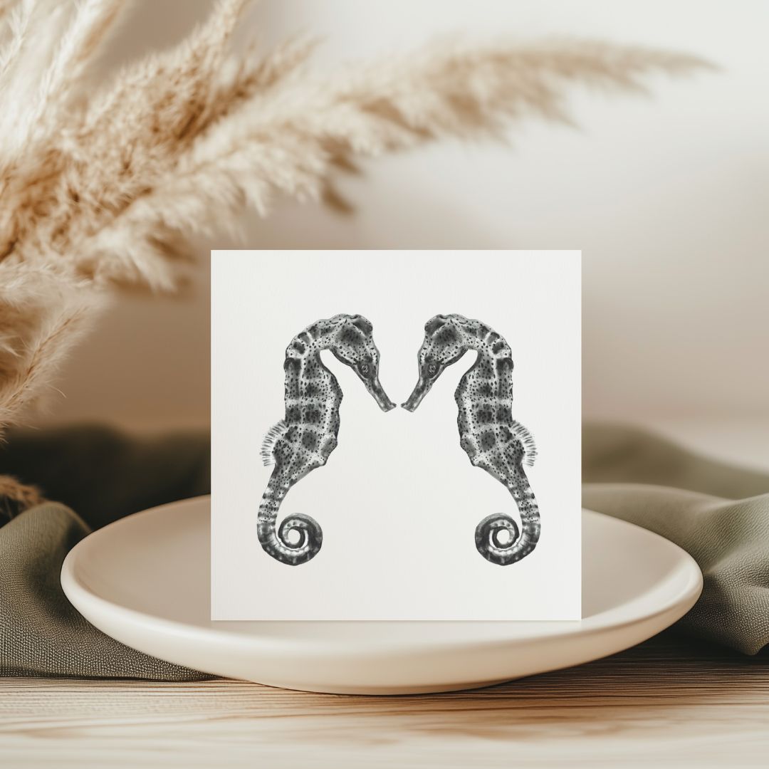 A beautifully hand-illustrated greeting card featuring Cepheus the panda, perfect for sending heartfelt messages to animal lovers and friends.