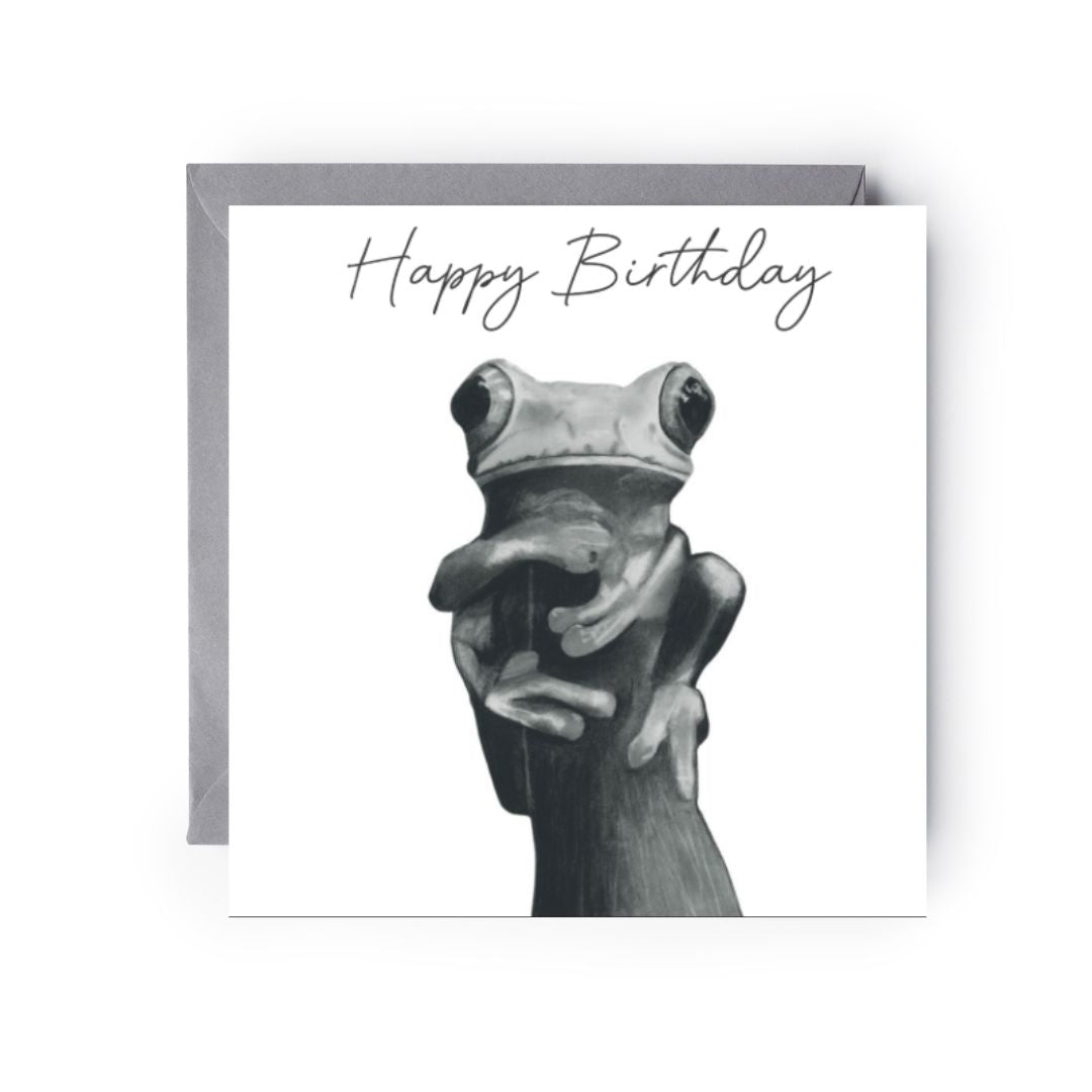 Drako the Frog Birthday Card