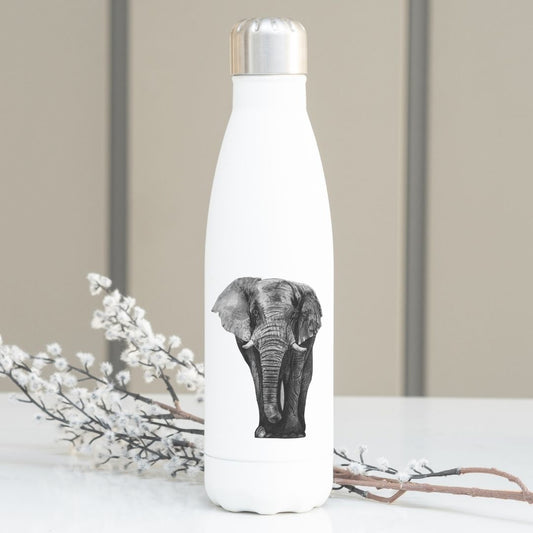 Elephant Stainless Steel Flask From Libra Fine Arts