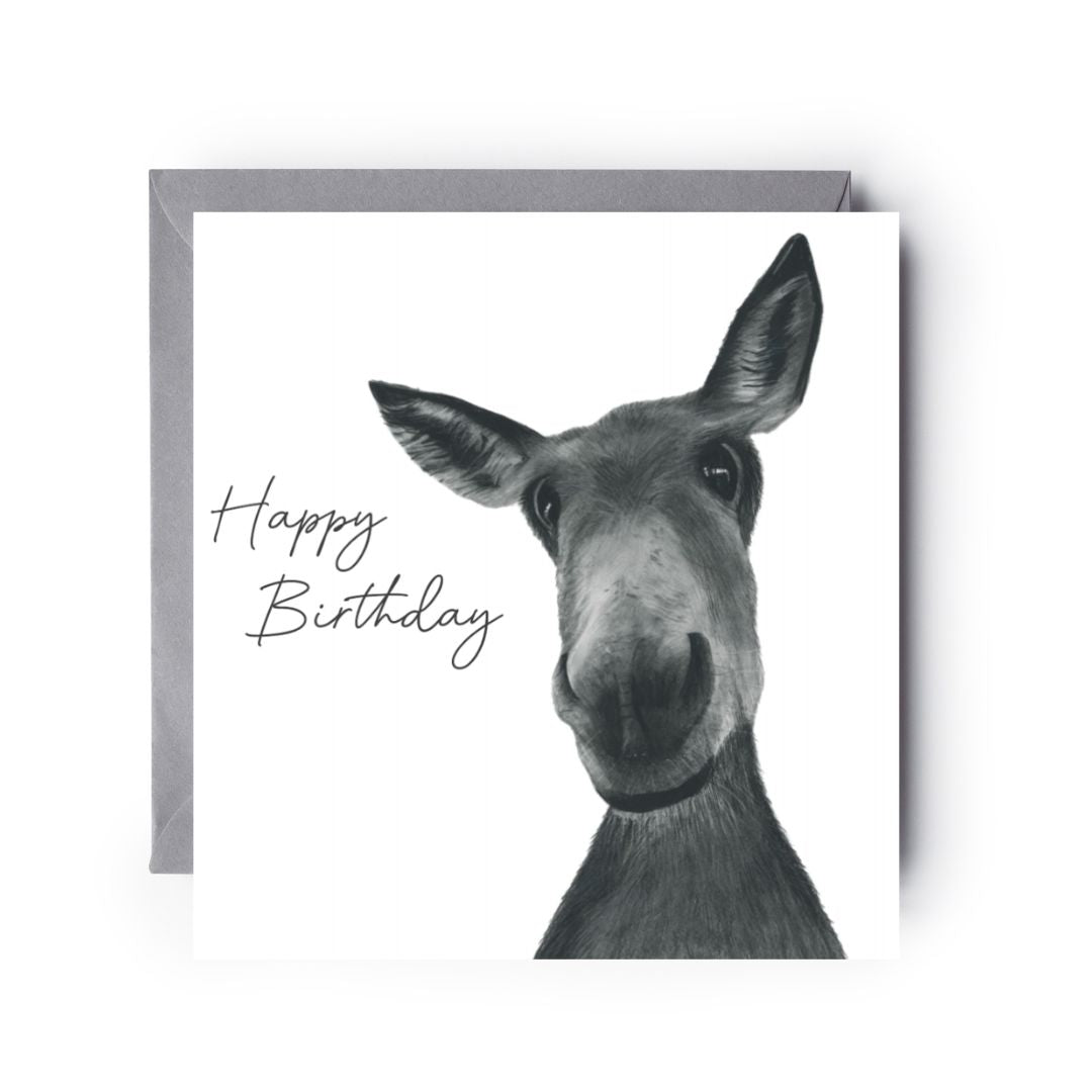 Happy Birthday Donkey card