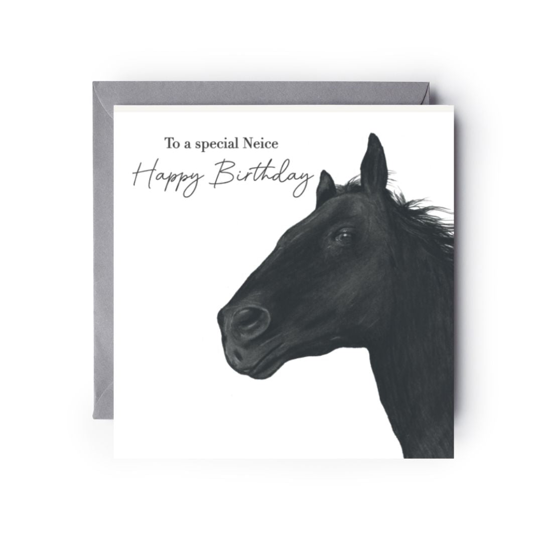Happy Birthday Niece Horse Card