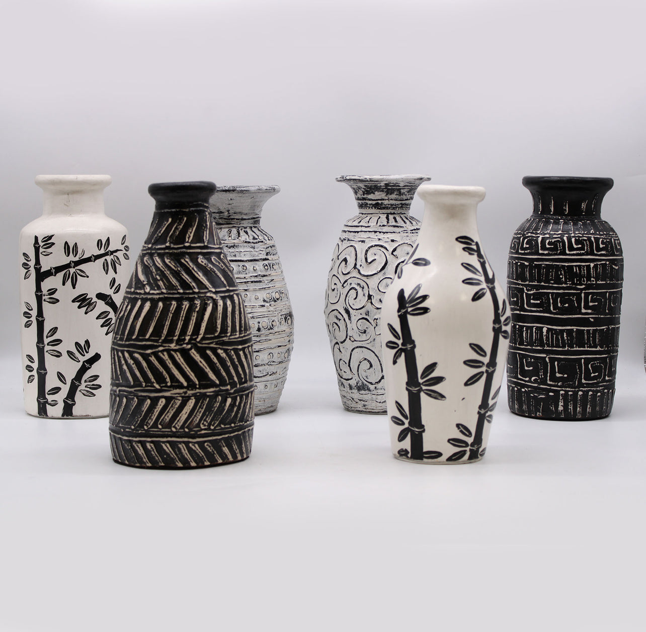 Greek Straight Vase - Chocolate