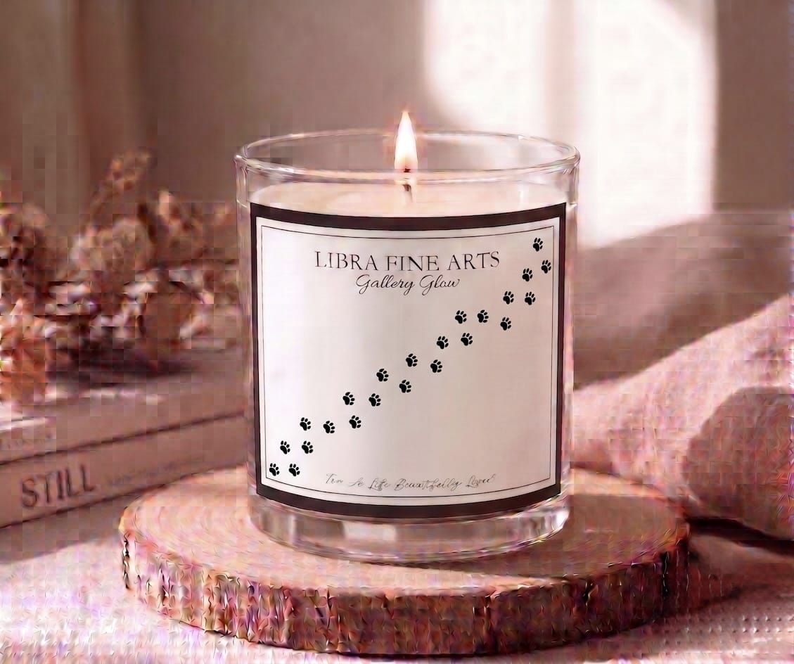 Gallery Glow Pawprints Luxury Candle