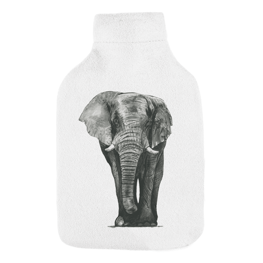 Elephant Hot Water Bottle From Libra Fine Arts