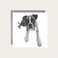 An adorable hand-drawn greeting card showcasing Rigel the Boxer, perfect for celebrating special moments with dog lovers and pet owners.


