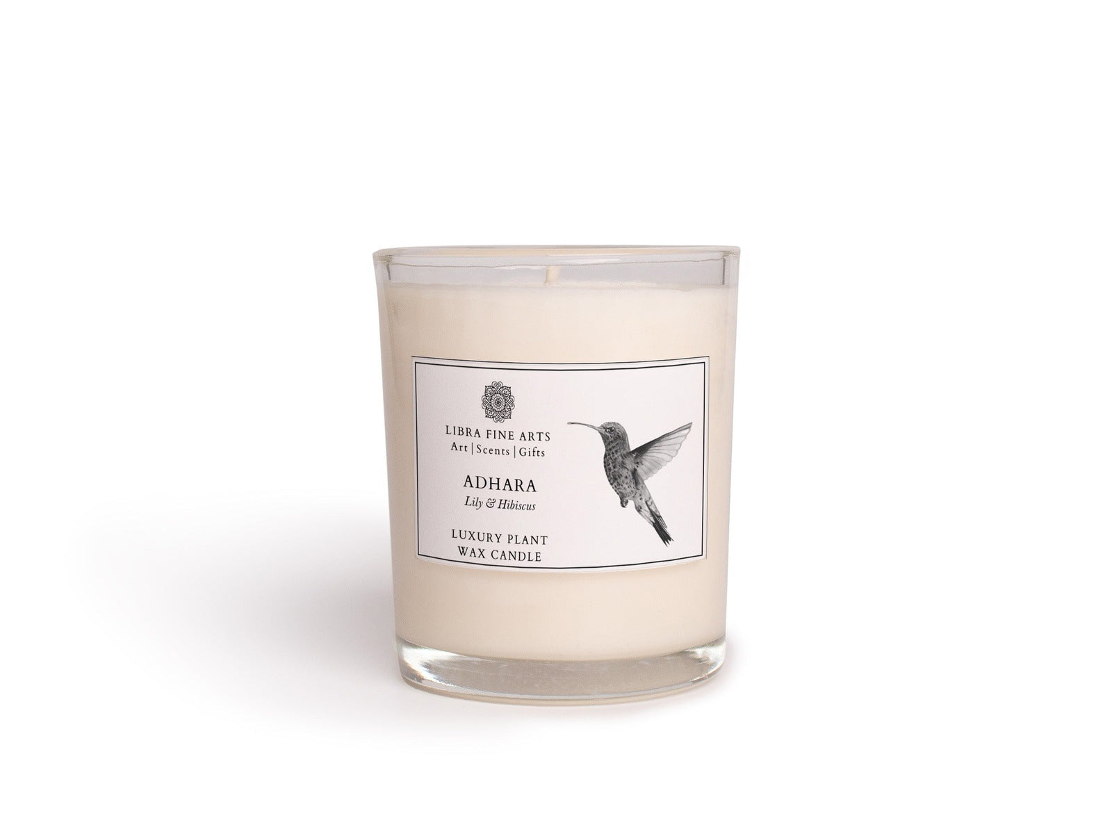 Hummingbird Lilly and Hibiscus Candle From Libra Fine Arts 