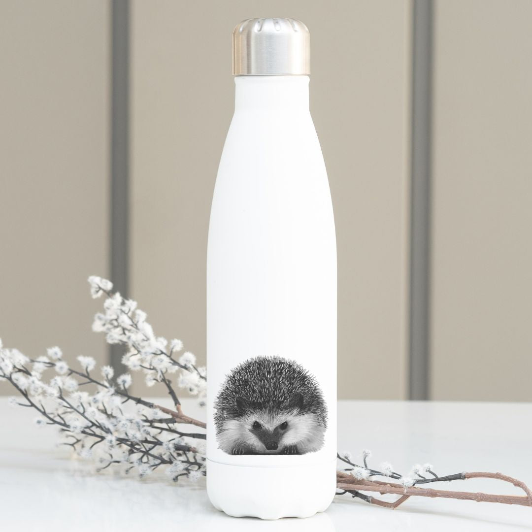Hedgehog Stainless Steel Flask From Libra Fine Arts