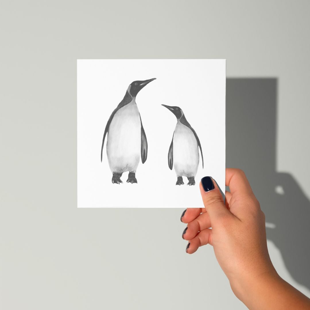 A Penguin Christmas Card from Libra Fine Arts