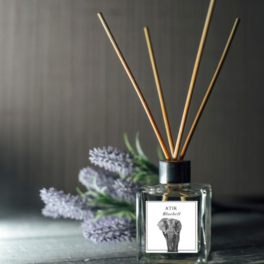 Elephant Bluebell Natural Reed Diffuser From Libra Fine Arts 