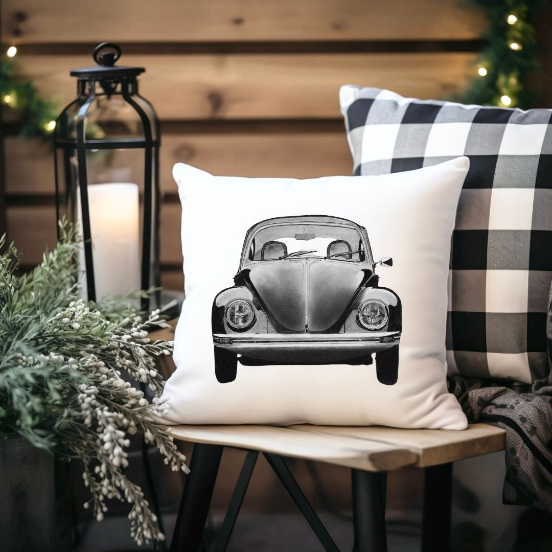 VW Beetle car cushion from Libra Fine Arts 
