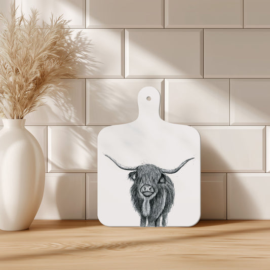 Highland Coo Mini Chopping Board