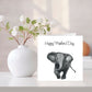 Happy Mother’s Day Baby Elephant Card by Libra Fine Arts – A cute, hand-drawn design featuring an adorable baby elephant, perfect for celebrating Mum on Mother’s Day