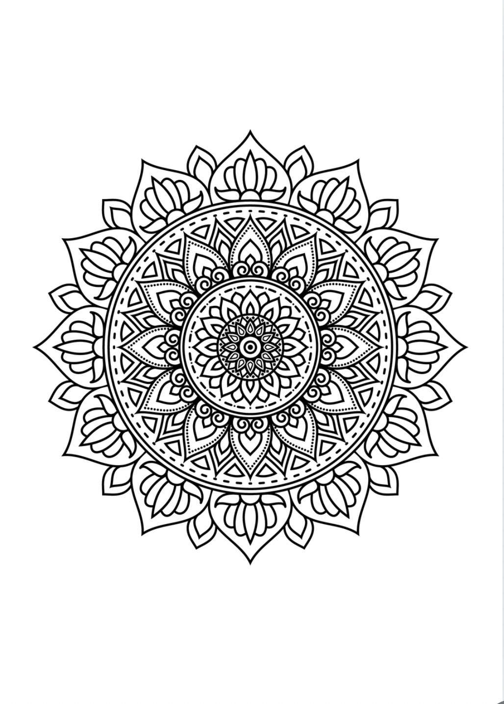 Mandala Coloring Book featuring intricate patterns and designs for relaxation and creativity. Ideal for stress relief and artistic enjoyment."