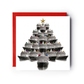 Cruise Ship Christmas Tree Greeting Card
