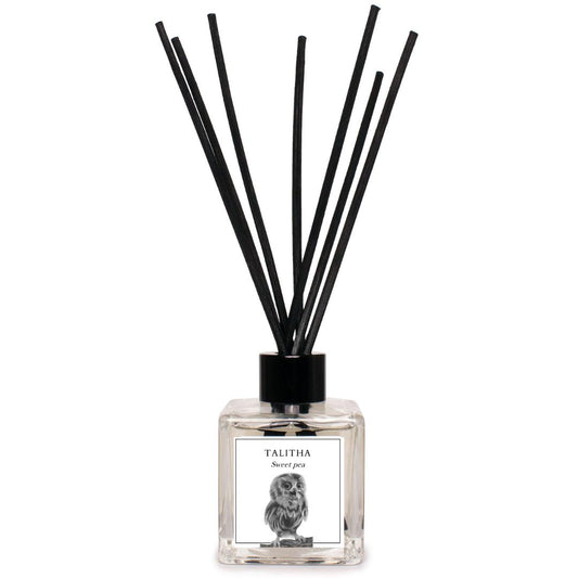 Talitha the Owl Sweet Pea Luxury Reed Diffuser