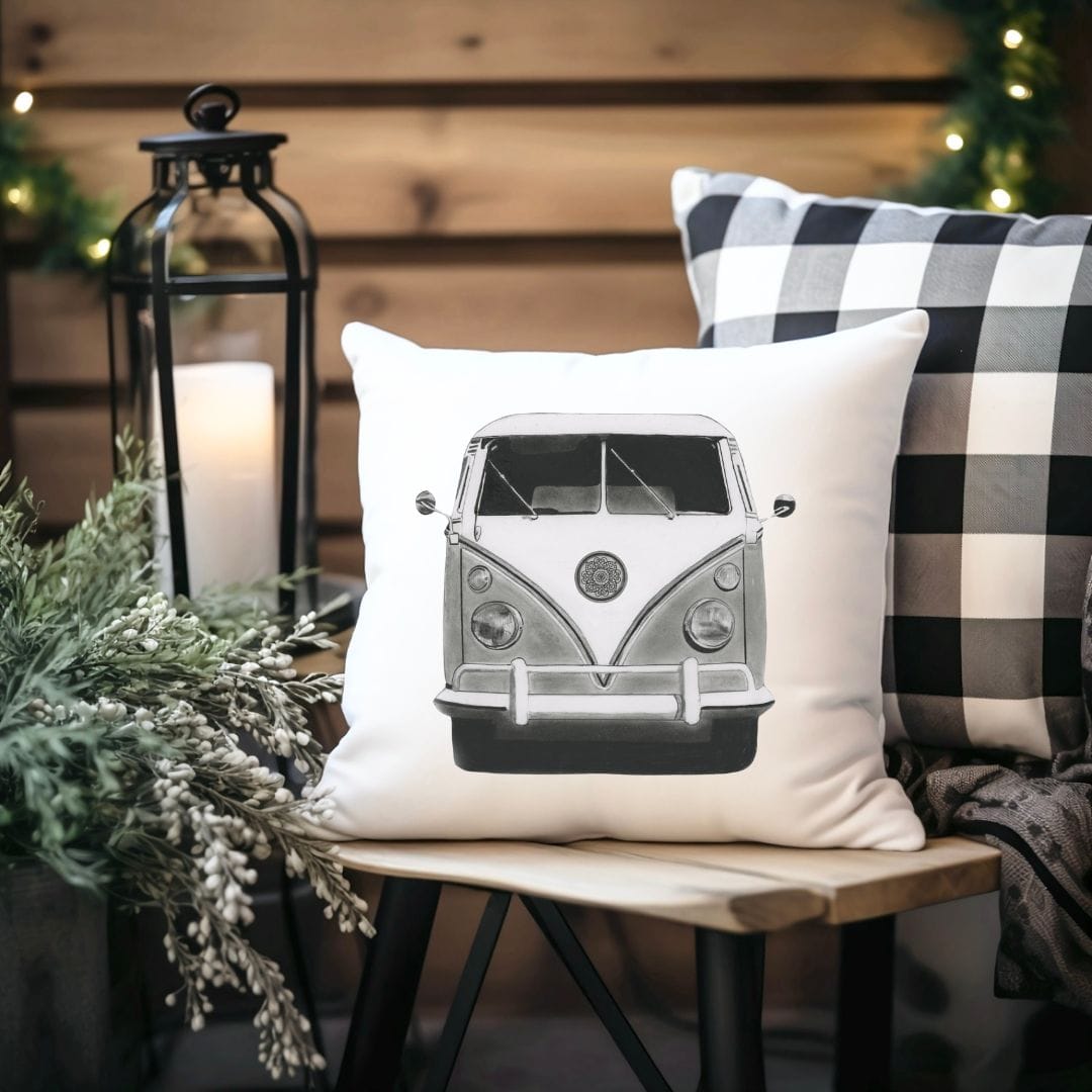 Faux Suede Camping Van Cushion