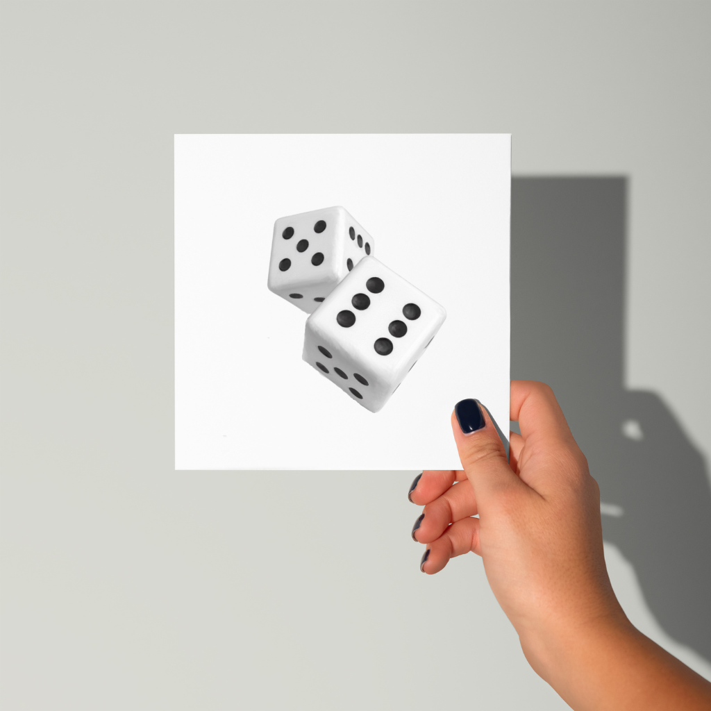 Roll The Dice Hobbies Greeting Card