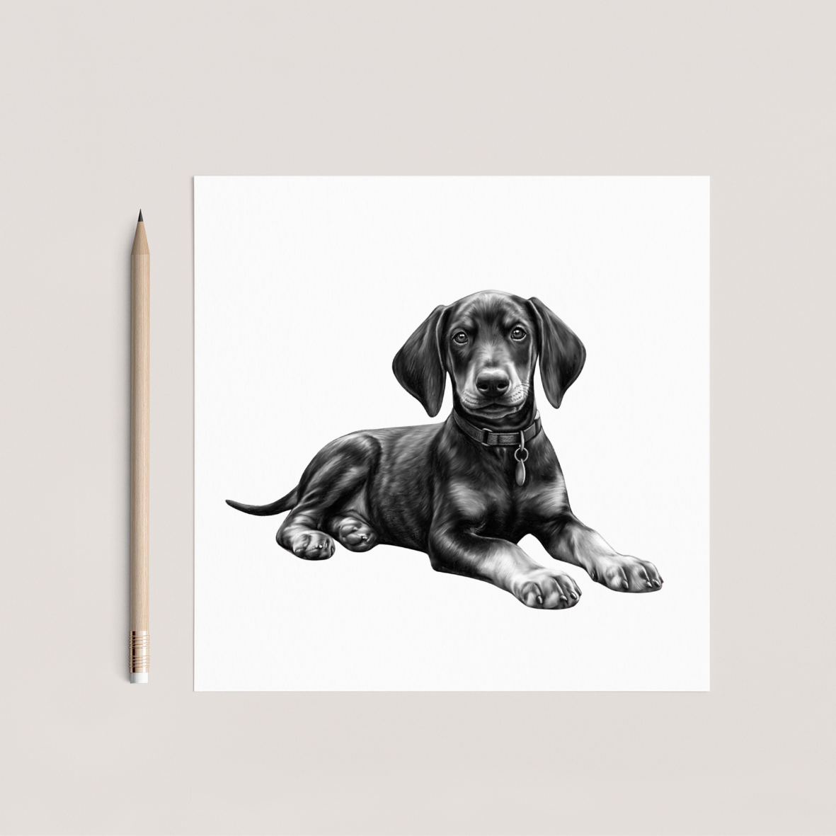 Doberman Dog Greeting Card