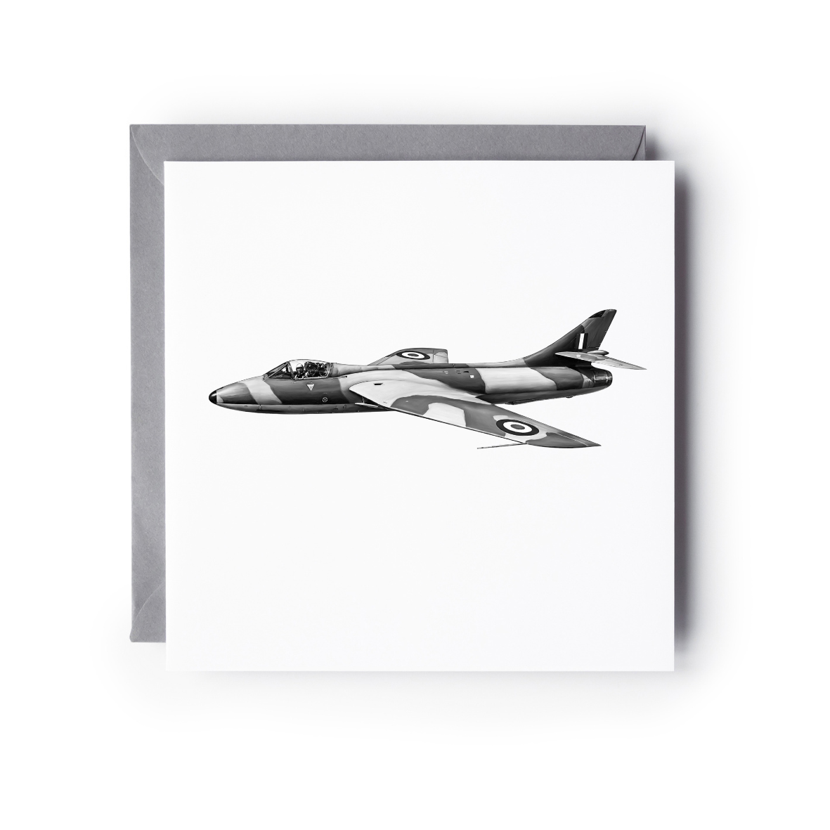 Hawker Hunter Greeting Card