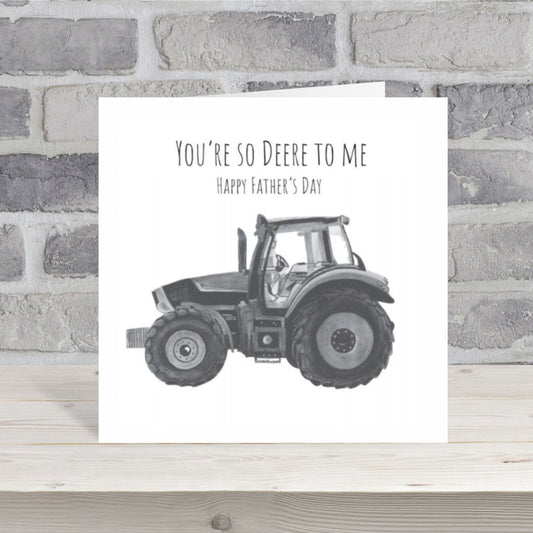 You’re So Deere Me Tractor Happy Father’s Day Card