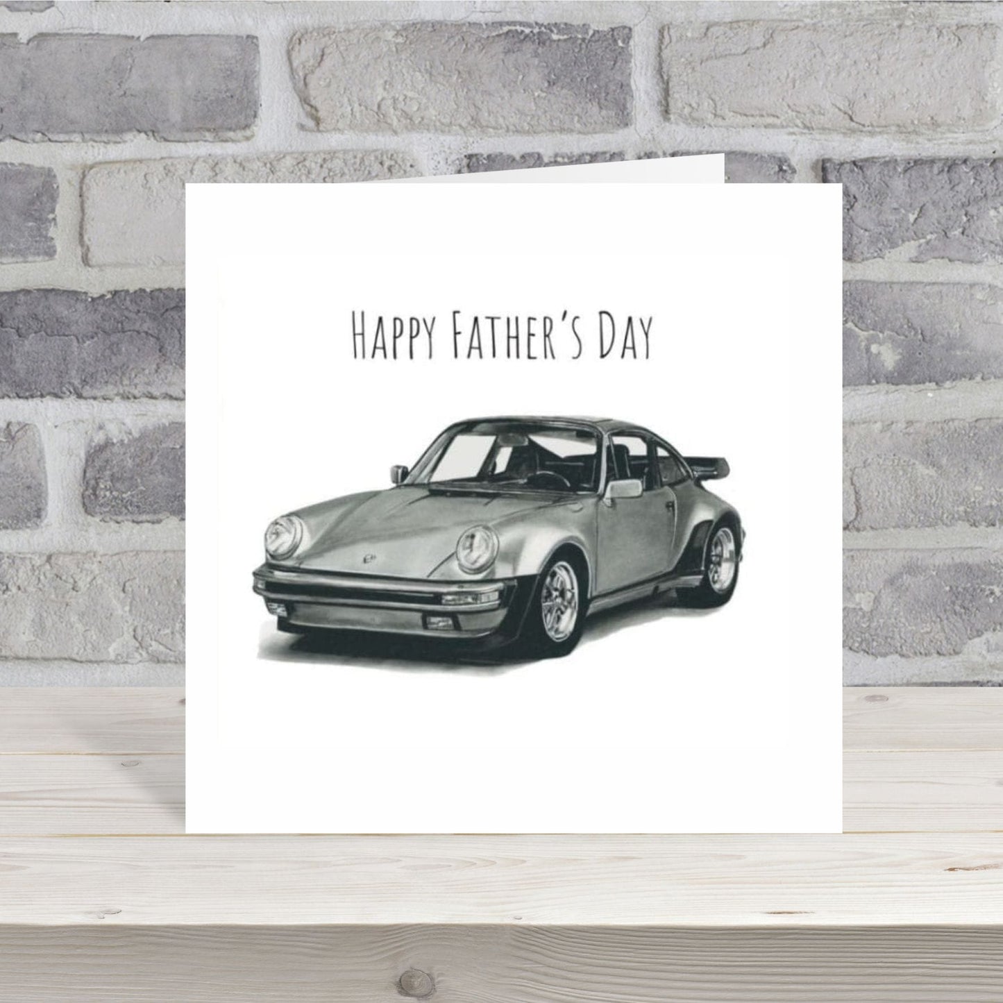 German Sports Car Porsche Happy Father’s Day Card