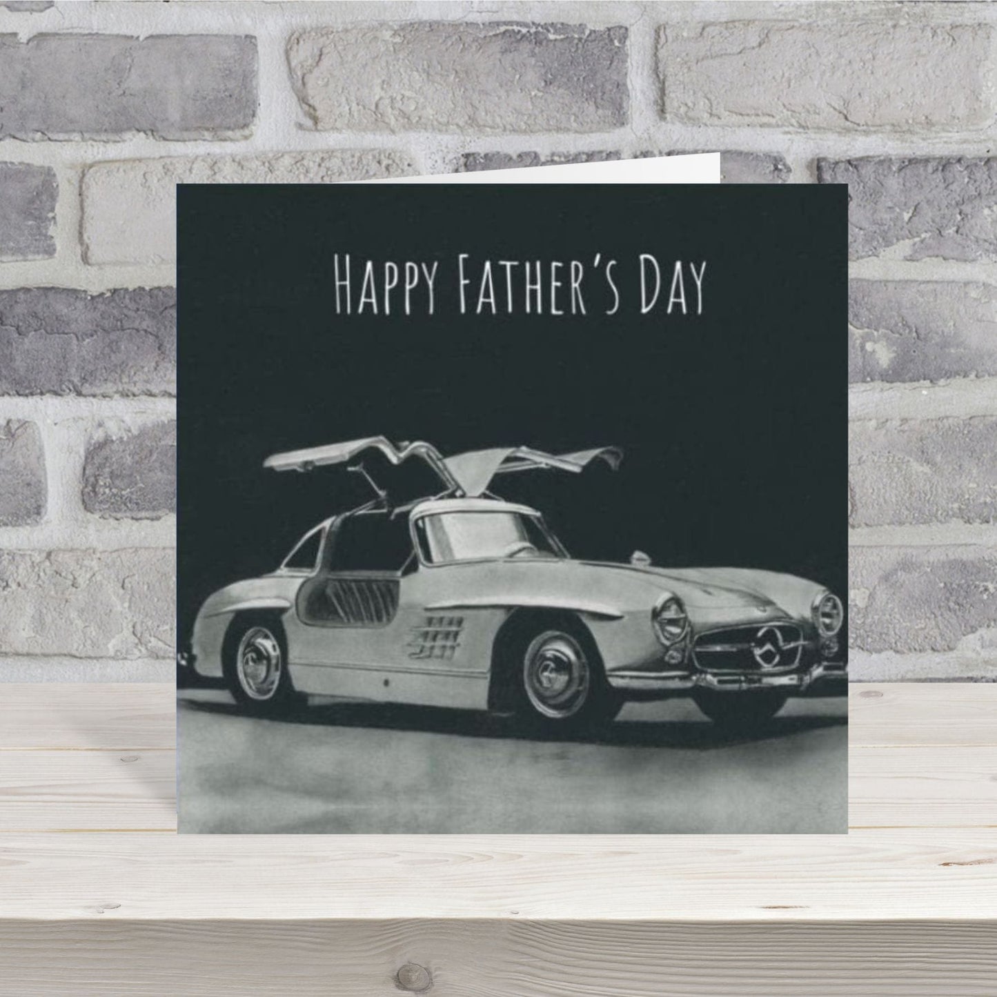 Happy Father’s Day Classic Mercedes Sports Car Card