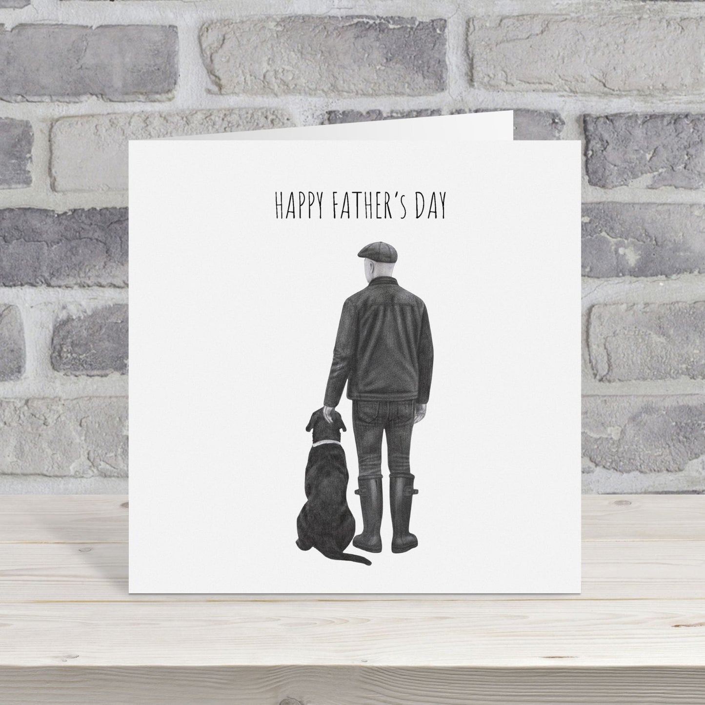 One Man and His Dog Father’s Day Card – A Heartfelt Classic