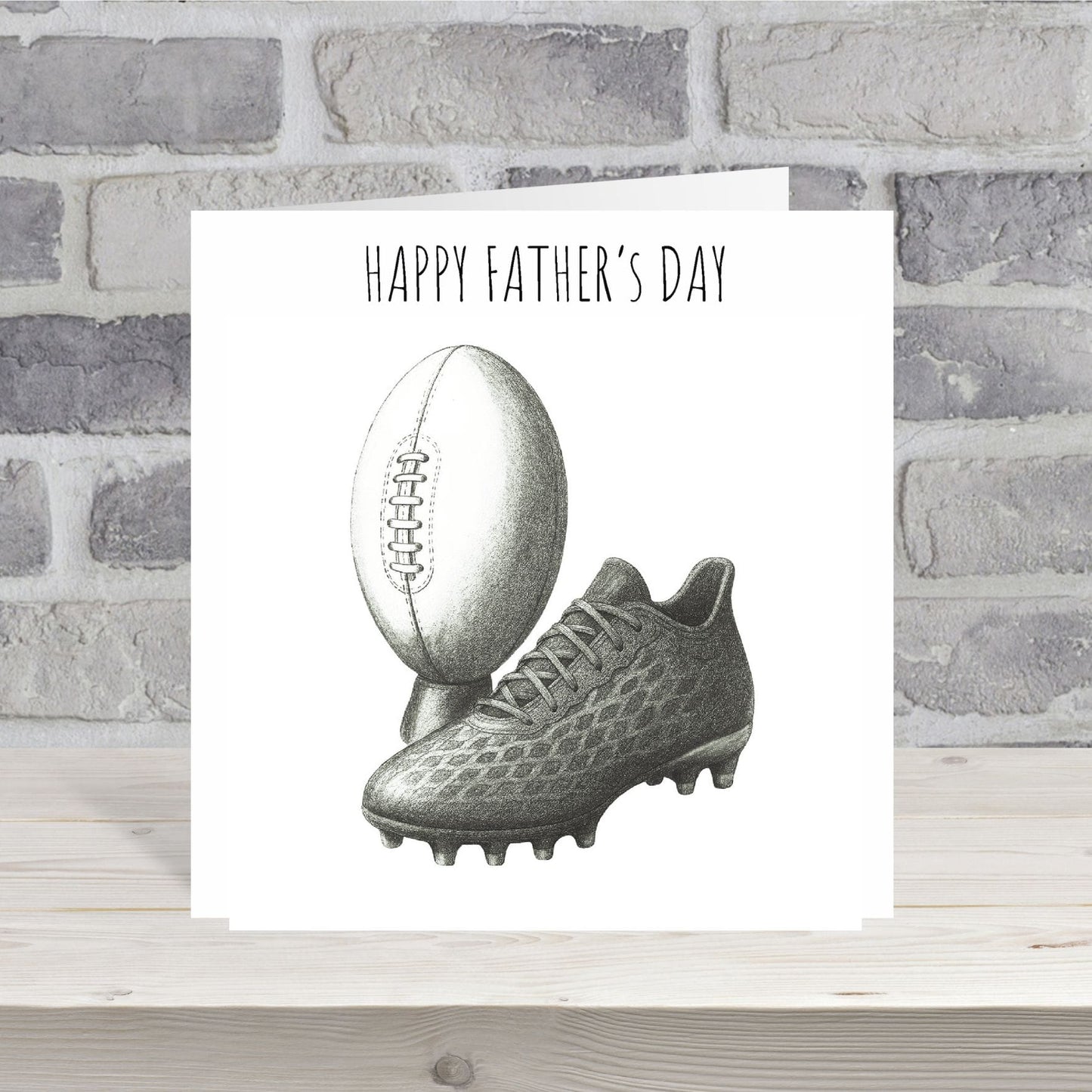 Father’s Day Rugby Card – A Winning Try for Dad