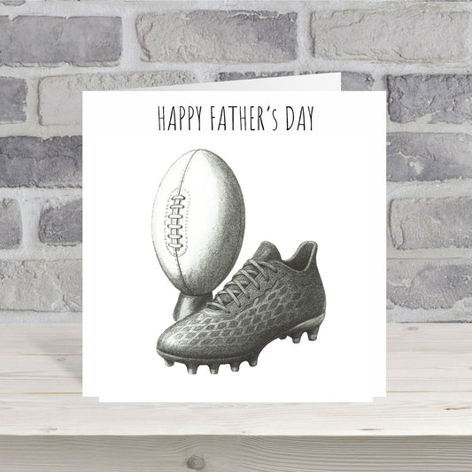 Father’s Day Rugby Card – A Winning Try for Dad
