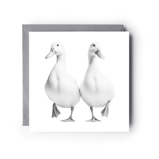 Duck Couple Greeting Card