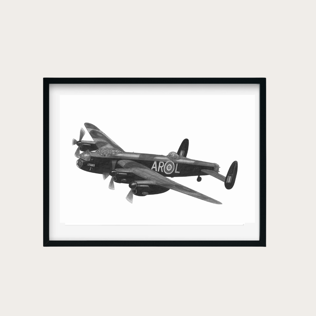 Avro Lancaster Aircraft Art Print