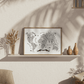 Typography World Map Print