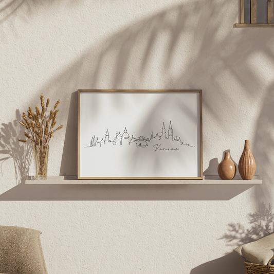 Venice Skyline Print