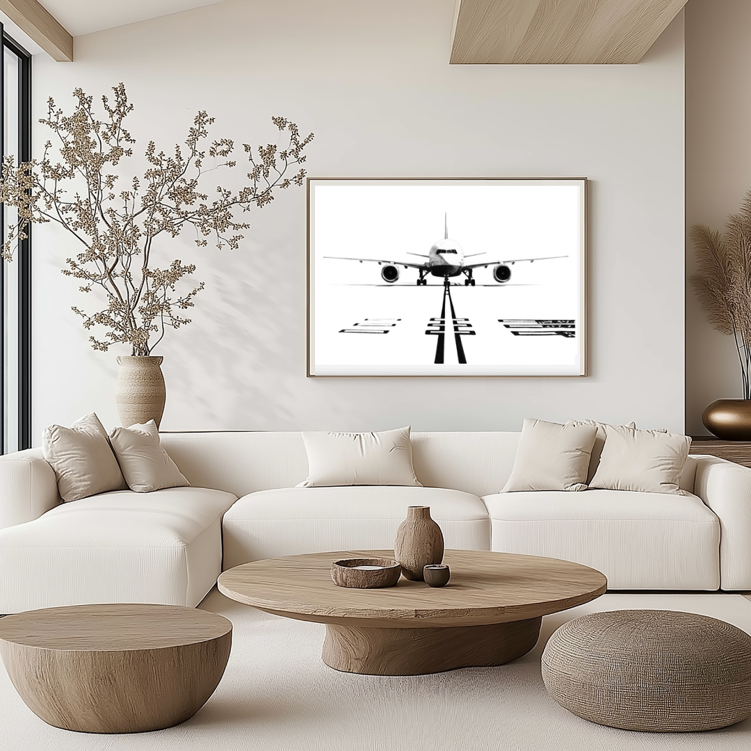 Airbus 320 Neo Aircraft Print | Modern Aviation Art