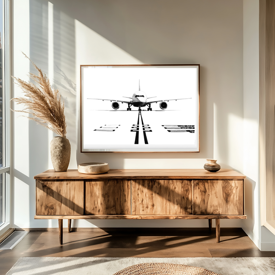 Airbus 320 Neo Aircraft Print | Modern Aviation Art